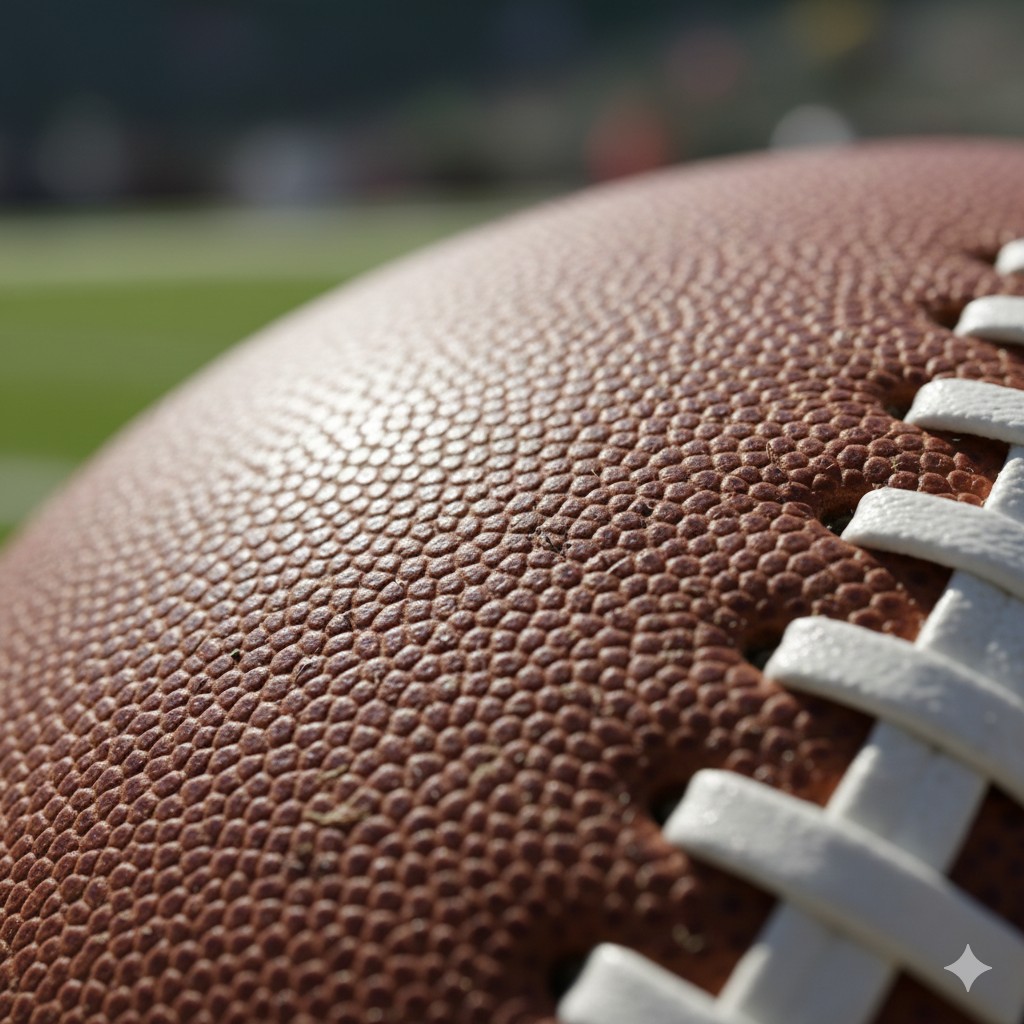 Close-up of a football